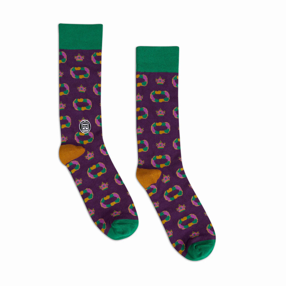 
            
                Load image into Gallery viewer, King Cake Socks
            
        
