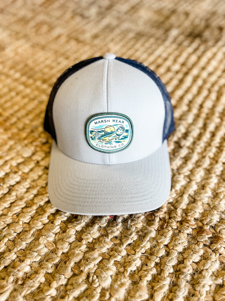 
            
                Load image into Gallery viewer, Golden Trucker Hat Olive
            
        
