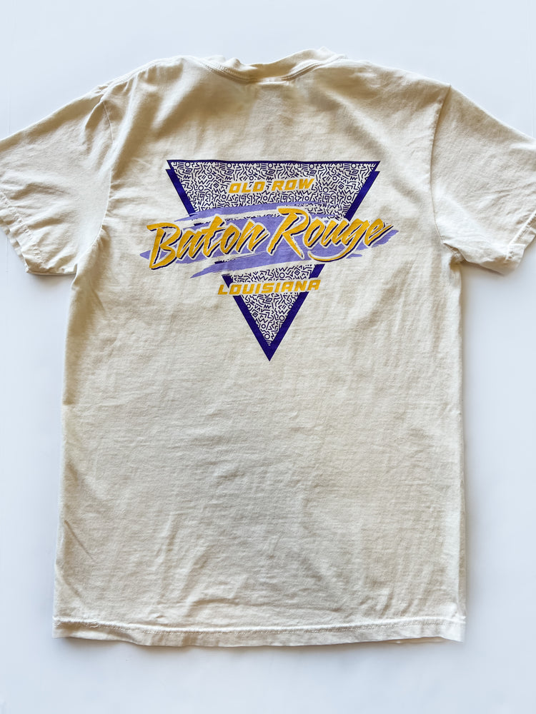 
            
                Load image into Gallery viewer, Baton Rouge Retro Triangle 2.0 Pocket Tee
            
        